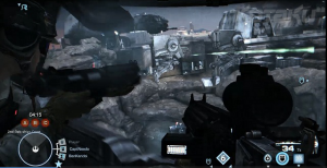 Судя по картинке и интерфейсу, разработчики вдохновлялись шутером Battlefield 3.