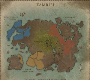 Tamriel map