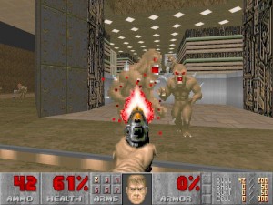 id Software, Doom (1993) Невыдуманная, воплощенная в технологии виртуальность началась отсюда. Doom не только приучил всех к 3D - он еще и задал рамки геймдизайна, в которых до сих пор пребывают современные шутеры. Кроме того, дизайн уровней второго Doom заслуживает изучения в университетах.