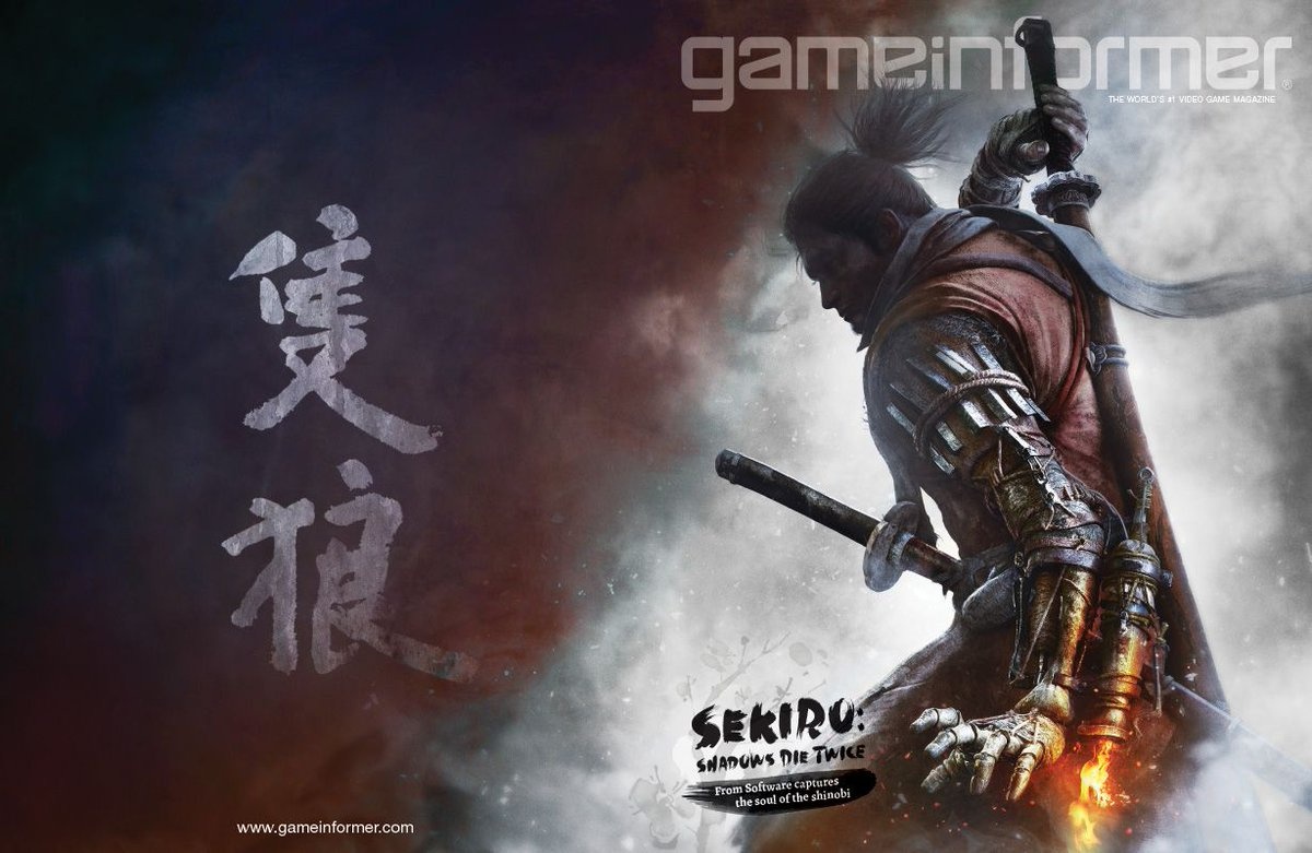 Sekiro: Shadows Die Twice - Game Informer Cover